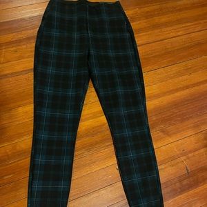 Maurices stretchy plaid pants